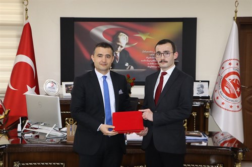 YENİ KAYMAKAM ADAYINDAN KAYMAKAM BİLİCİ’YE ZİYARET