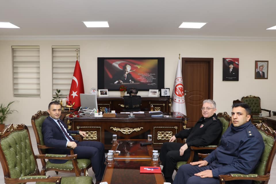 İl Jandarma Komutanından Kaymakam Osman Bilici’ye Ziyaret
