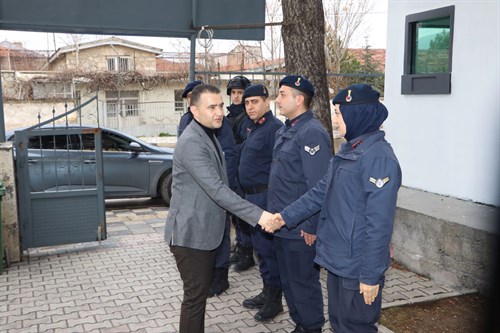 Kaymakam Osman Bilici’den İlçe Jandarma Komutanlığına Ziyaret
